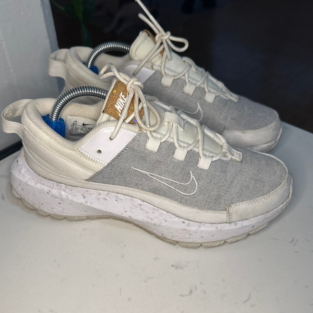 Nike Women's Crater Remixa ‘White Photon Dust’ Lifestyle Sneaker, Size 6.5 EUC